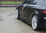 SIDE SKIRTS DIFFUSERS AUDI S3 / A3 S-LINE 8V / 8V FL HATCHBACK